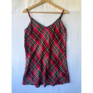 Victoria Secrets Plaid‎ Nightgown- Size L